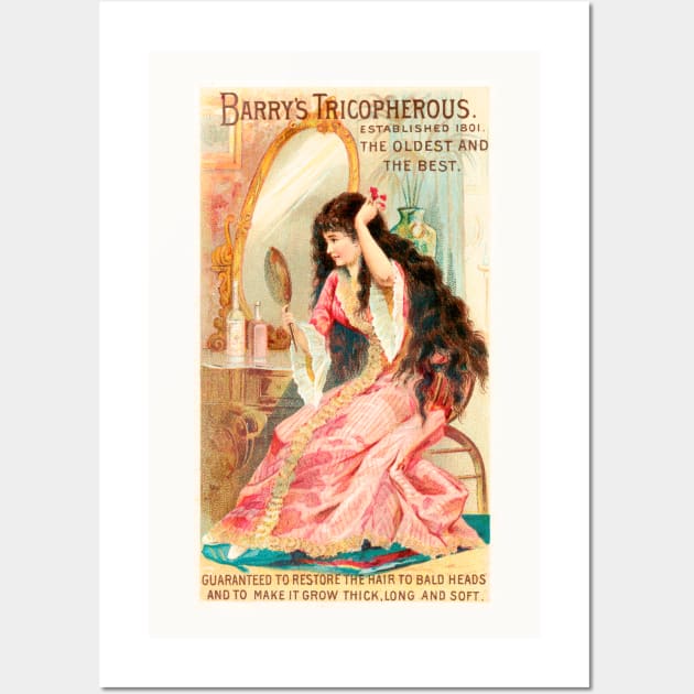 Barry's Tricopherous Hair Product, established 1801 Wall Art by WAITE-SMITH VINTAGE ART